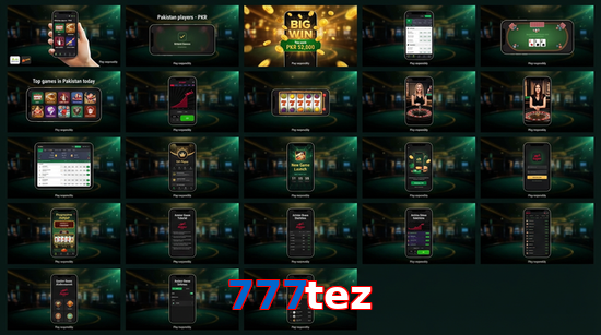 Main screen of 777Tez bet page for PK players