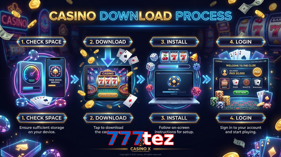 Game list for 777Tez download section